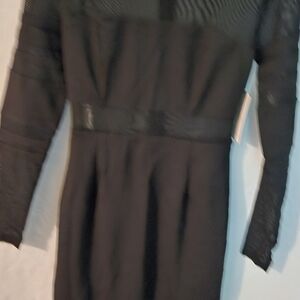 Guess Black Long Sleeve Dress